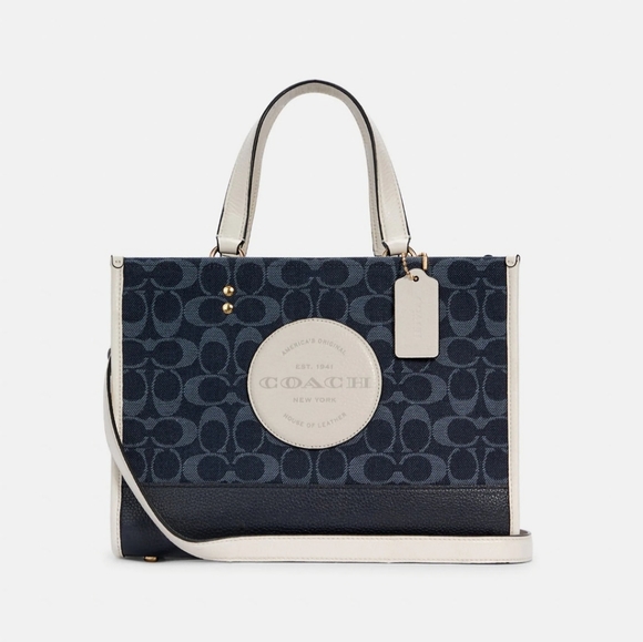 Coach Dempsey Carryall In Signature Jacquard With Coach Patch - Picture 1 of 14